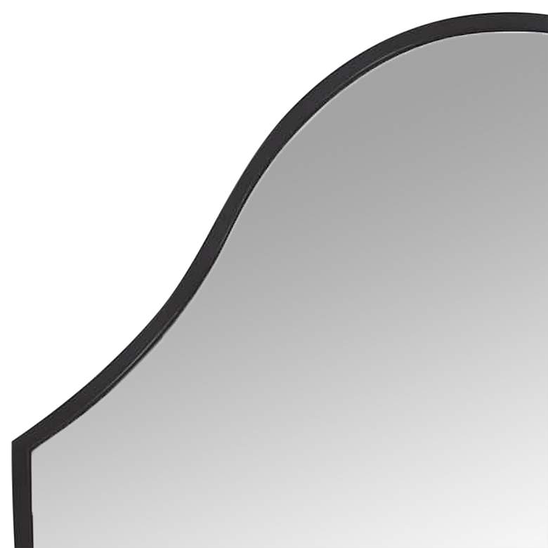 Image 2 Regina Andrew Design Crest Black 28" x 40" Wall Mirror more views