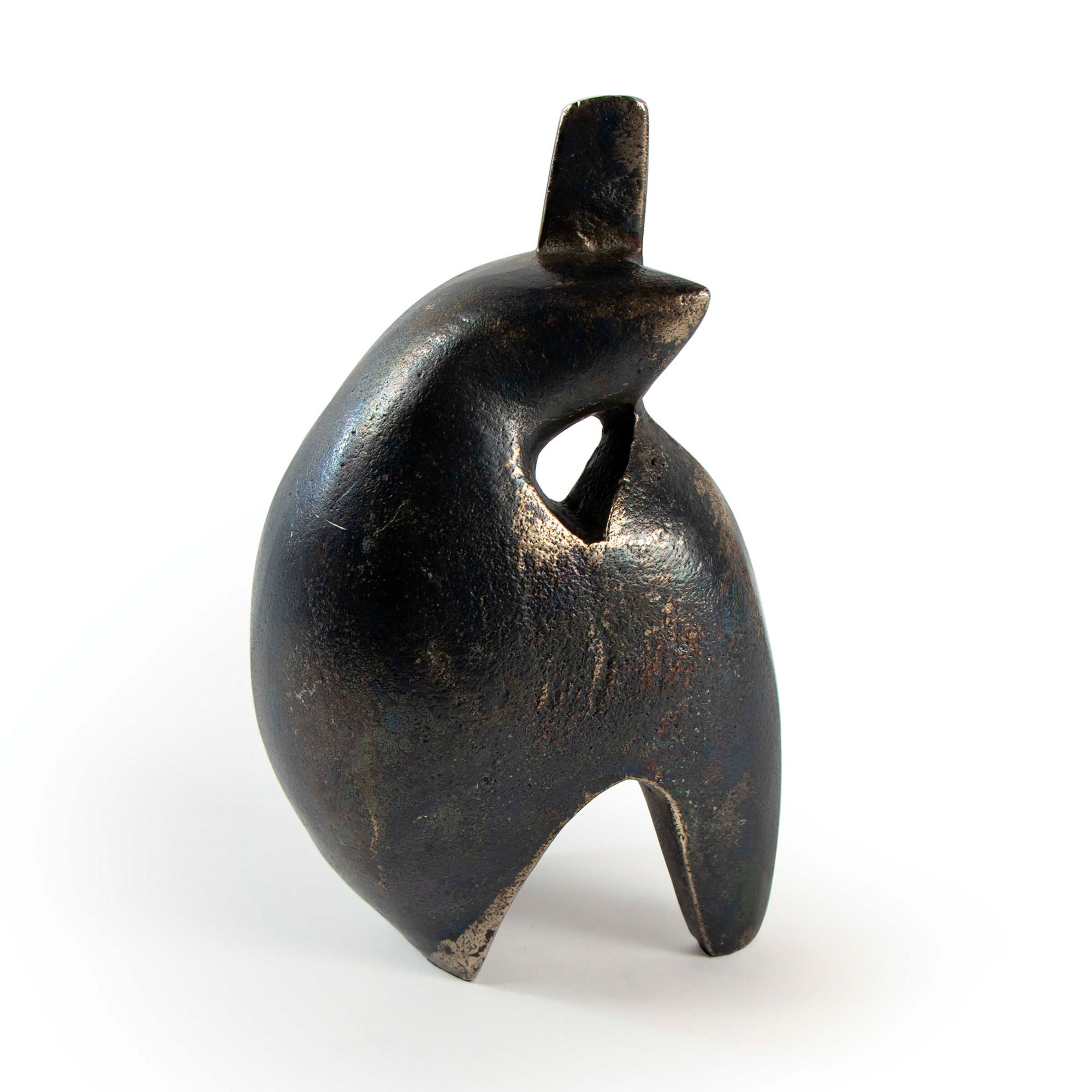 Image 3 Regina Andrew Design Deity 7 1/2"H Blacken Zinc Sculpture more views