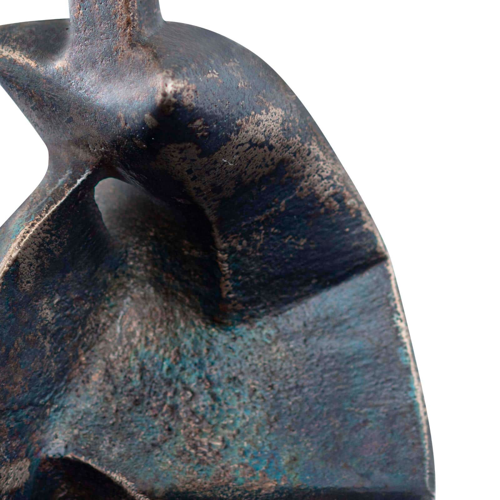 Image 4 Regina Andrew Design Deity 7 1/2"H Blacken Zinc Sculpture more views