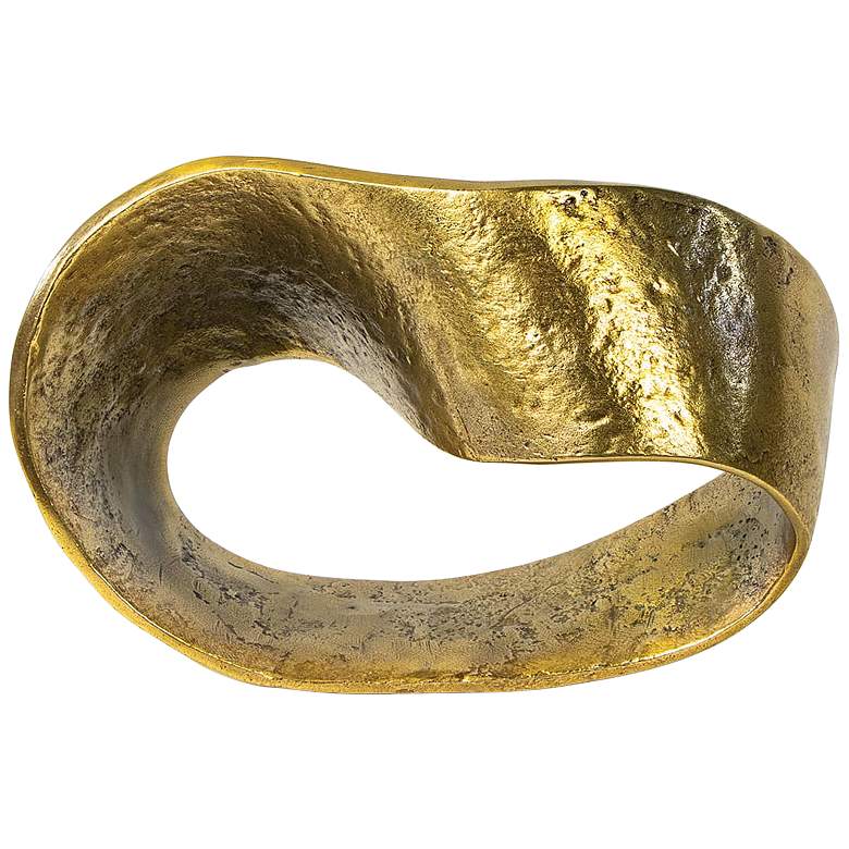 Image 2 Regina Andrew Design Dex 12" Wide Brass Aluminum Figurine