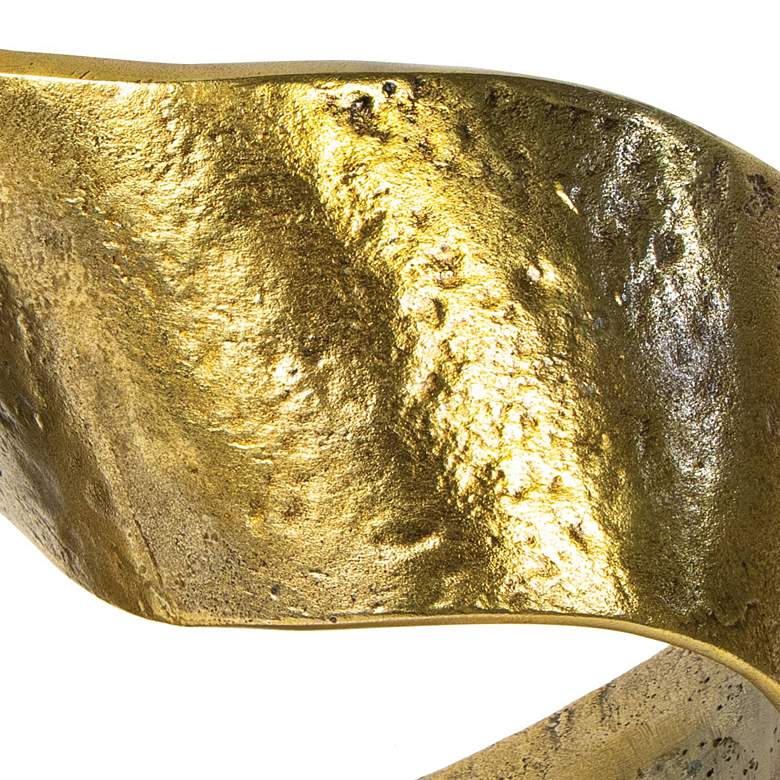 Image 3 Regina Andrew Design Dex 12" Wide Brass Aluminum Figurine more views