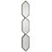 Regina Andrew Design Diamond 6 1/2" x 42 3/4" Silver Mirror