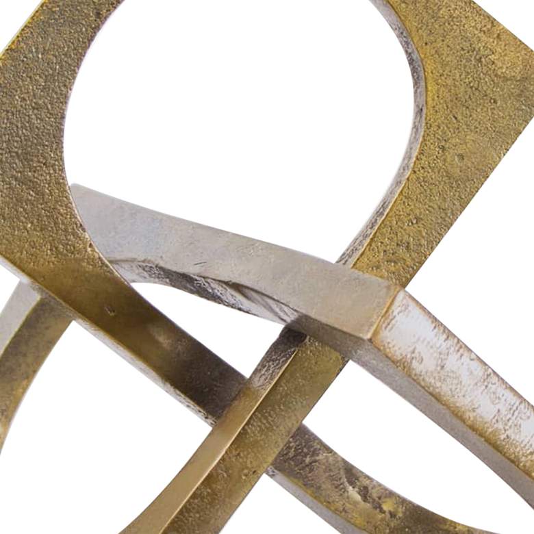Image 2 Regina Andrew Design Emil 10 1/4"W Brass Aluminum Sculpture more views