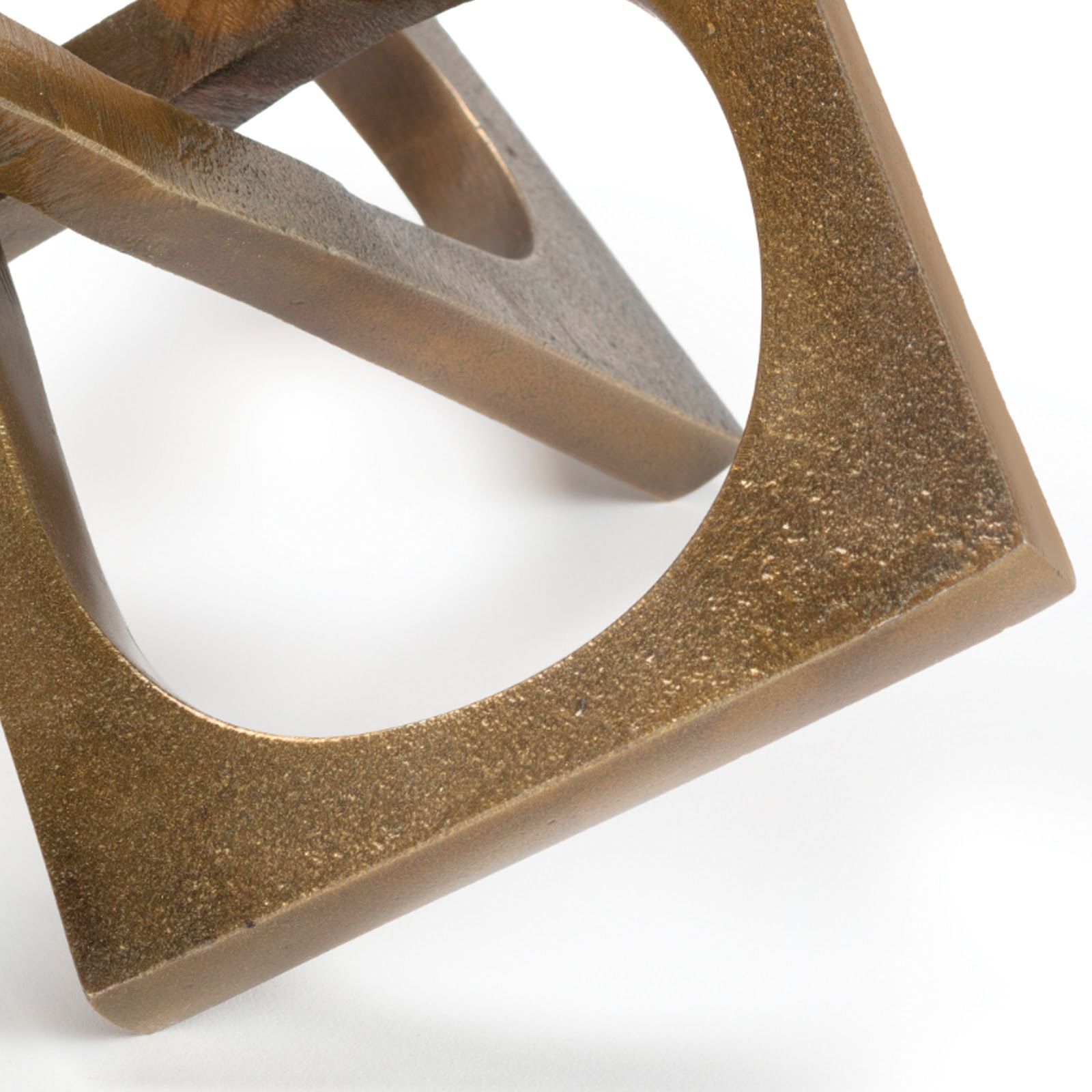 Image 3 Regina Andrew Design Emil 10 1/4"W Brass Aluminum Sculpture more views