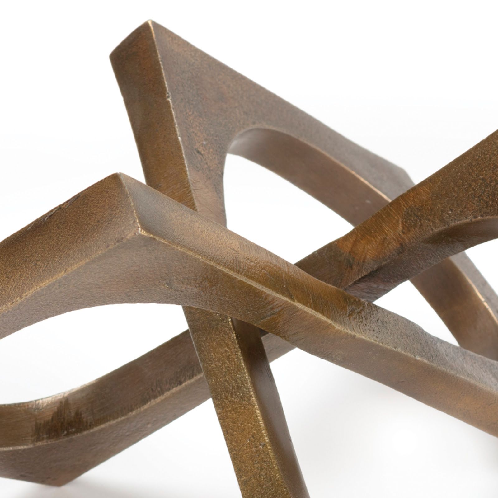 Image 5 Regina Andrew Design Emil 10 1/4"W Brass Aluminum Sculpture more views