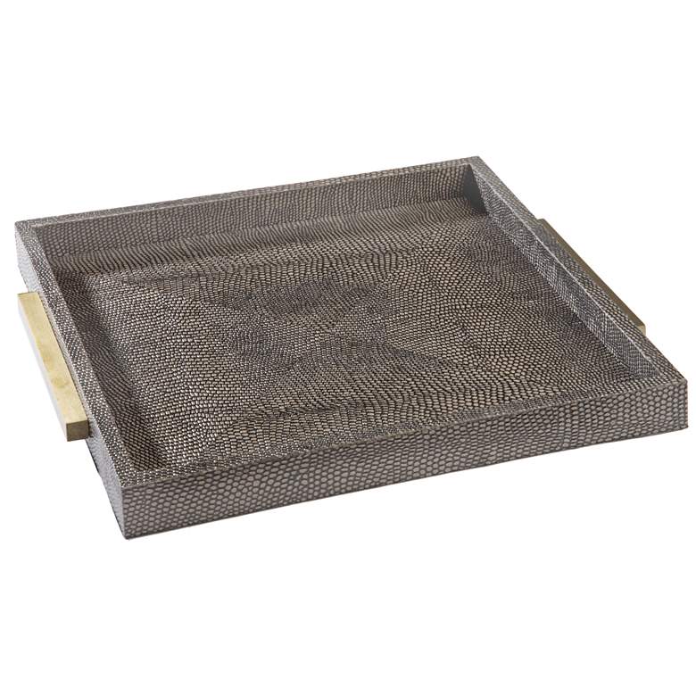Image 1 Regina Andrew Design Faux Snakeskin Square Boutique Tray