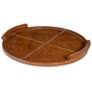 1_Regina Andrew Design Forte Tan Round Leather Tray