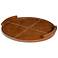Regina Andrew Design Forte Tan Round Leather Tray