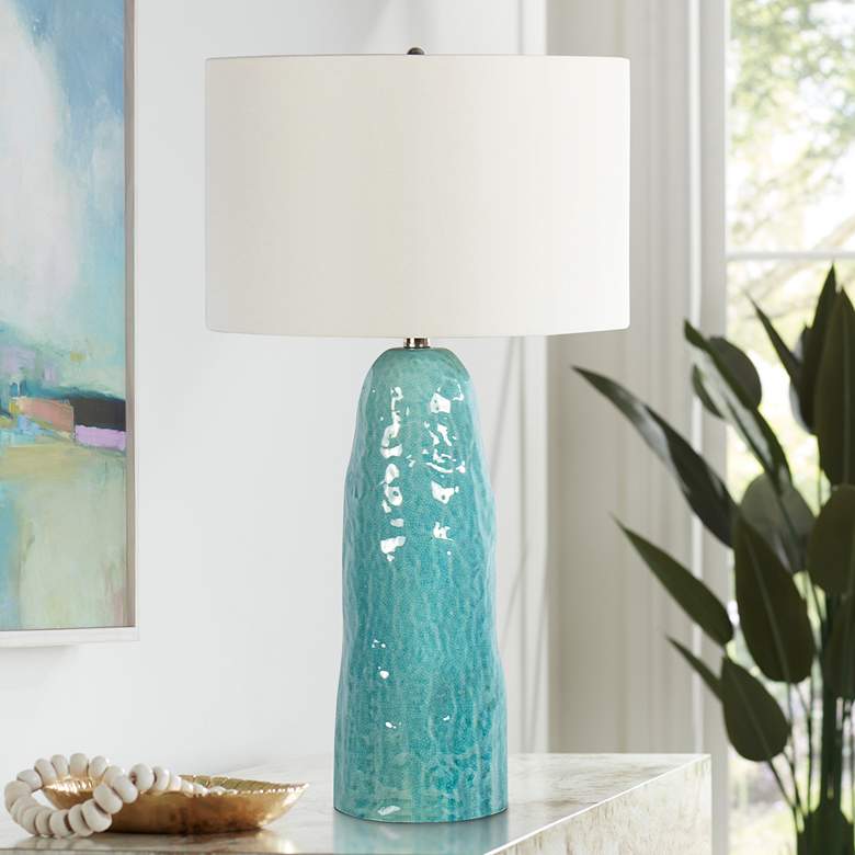 Image 1 Regina Andrew Design Getaway Turquoise Ceramic Table Lamp