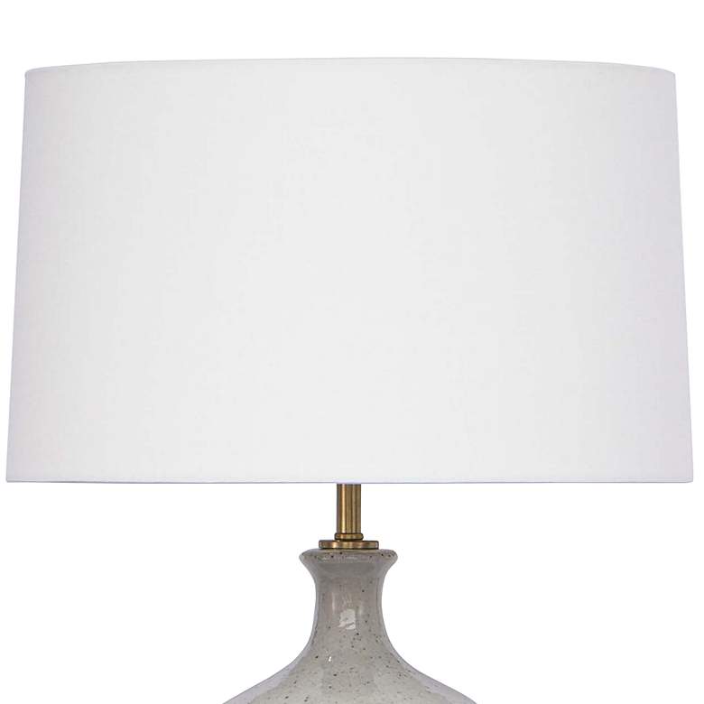 Image 4 Regina Andrew Design Glace White Ceramic Table Lamp more views