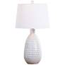 Regina Andrew Design Glimmer White Ceramic Table Lamp
