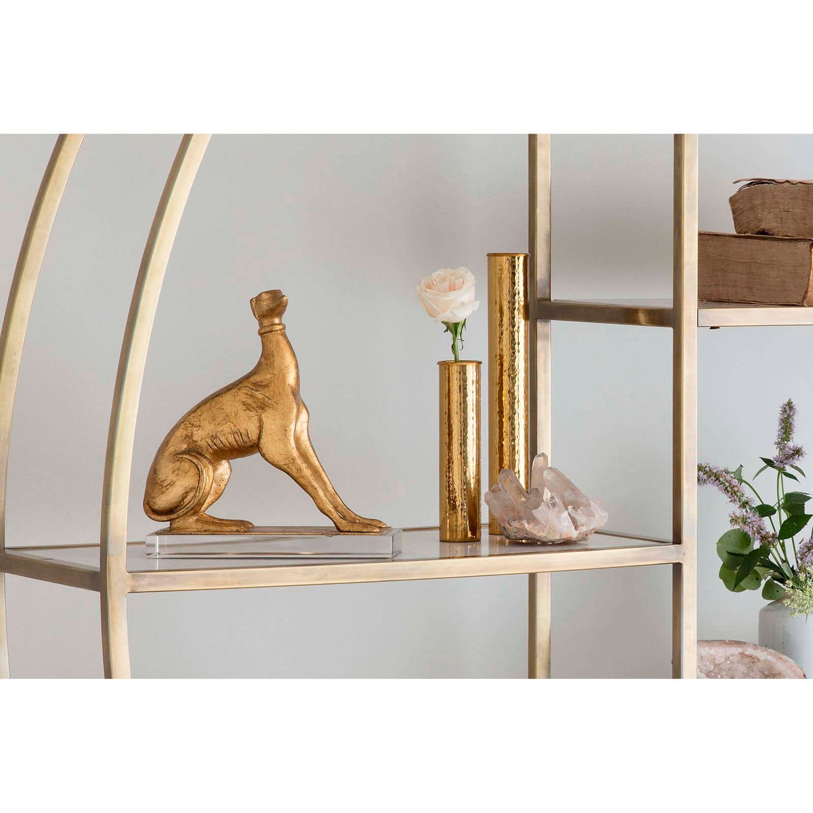 Image 4 Regina Andrew Design Gold Candle Holder/Bud Vase Set more views