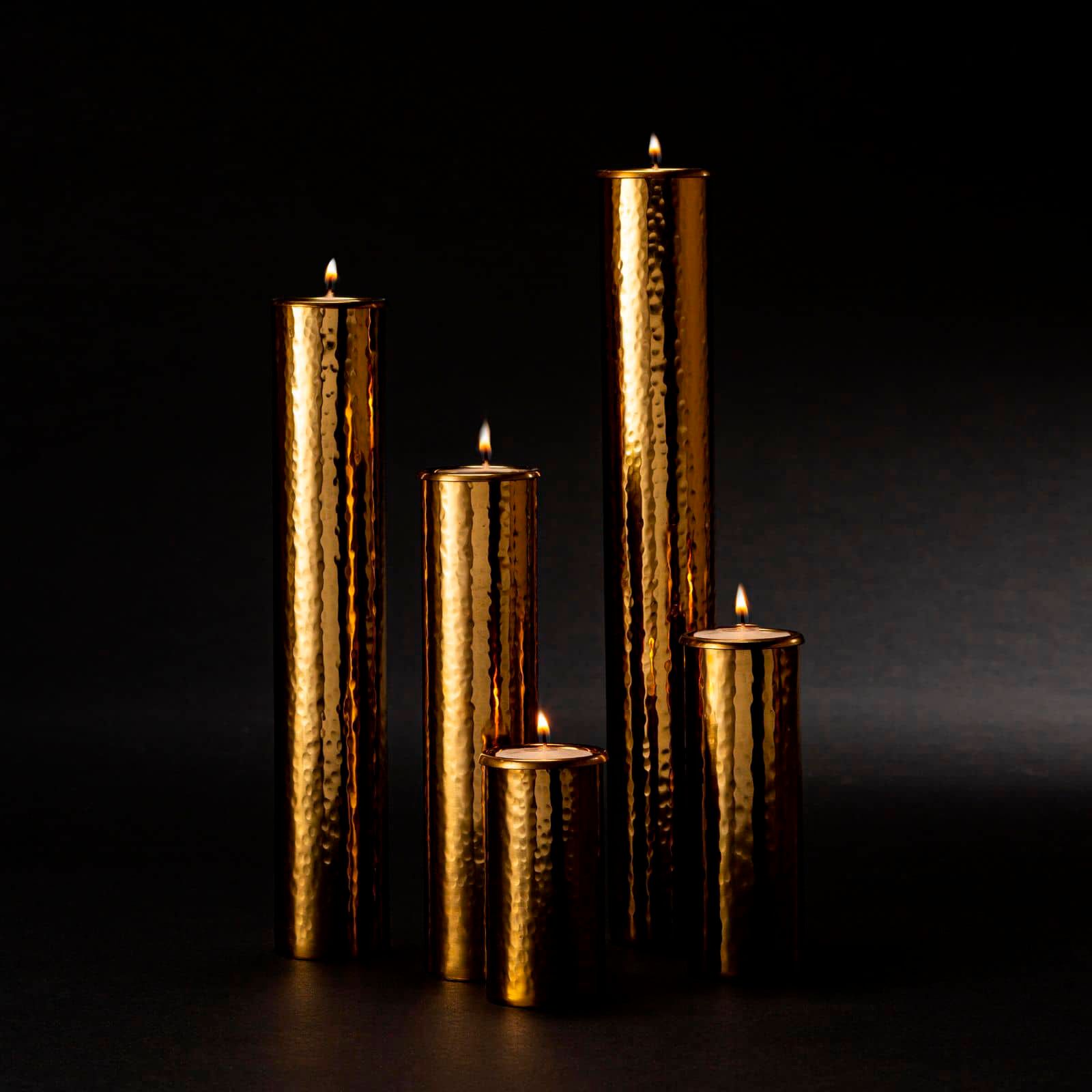 Image 5 Regina Andrew Design Gold Candle Holder/Bud Vase Set more views
