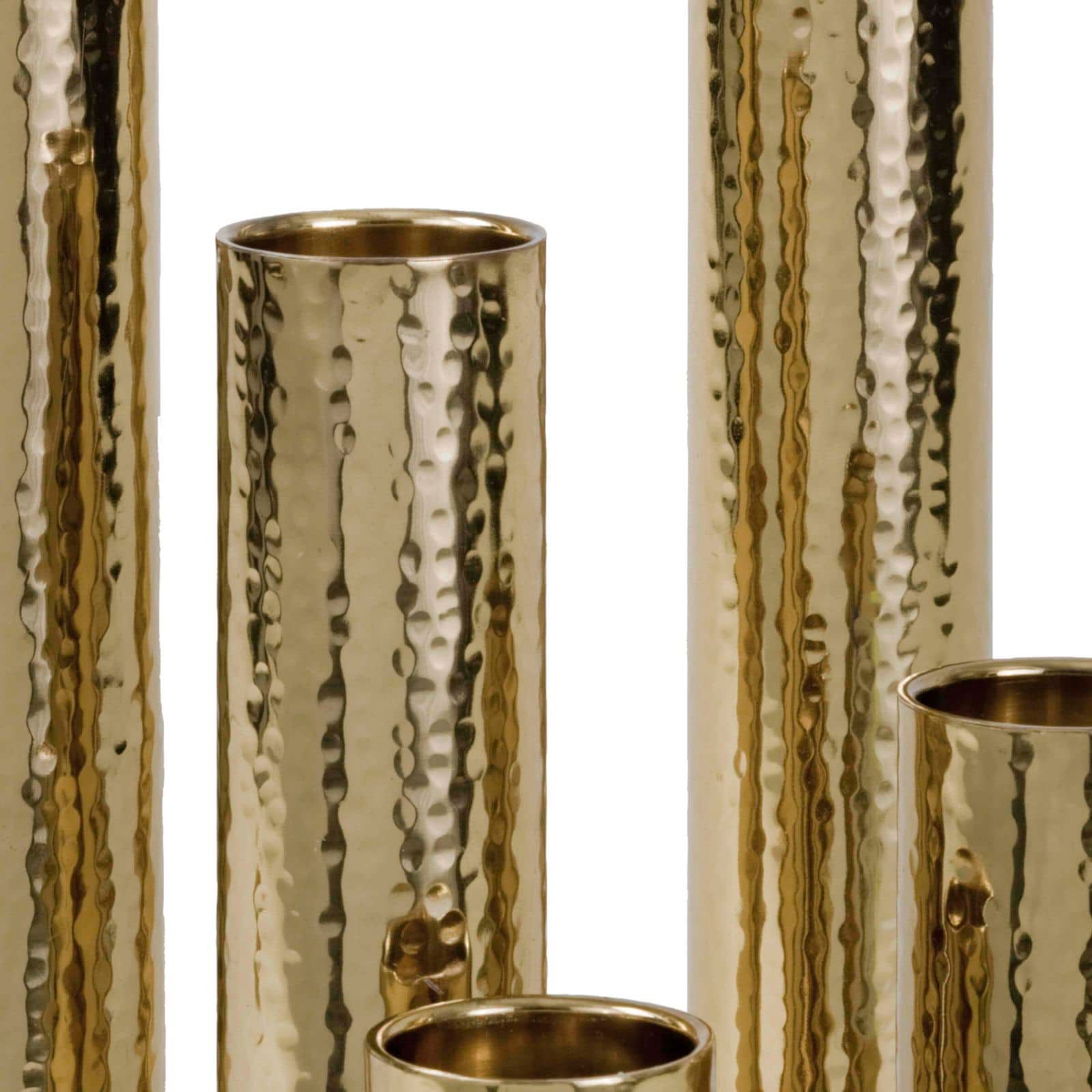 Regina Andrew Design Gold Candle Holder/Bud Vase Set in scene