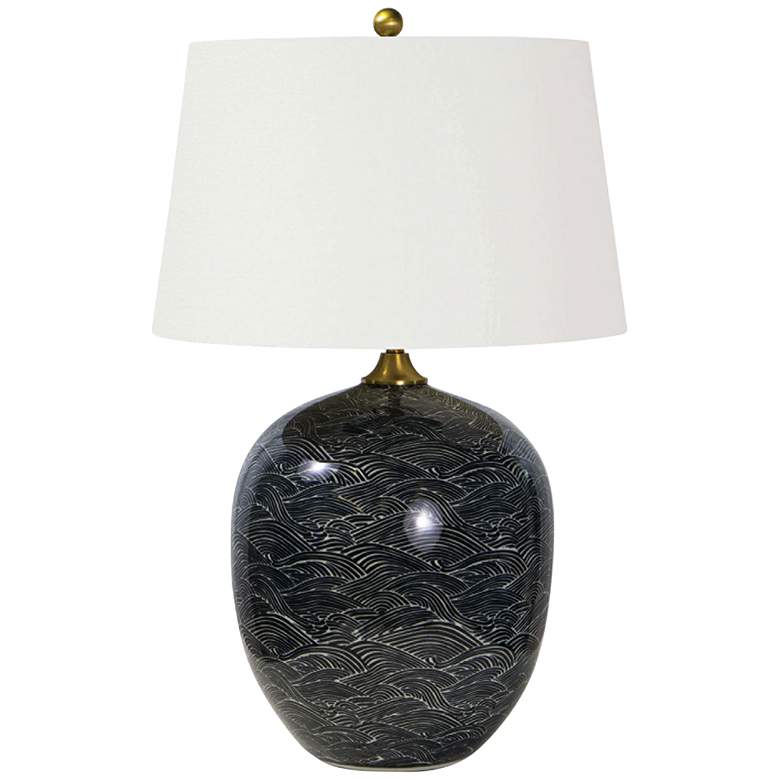 Image 1 Regina Andrew Design Harbor Ebony Ceramic Table Lamp