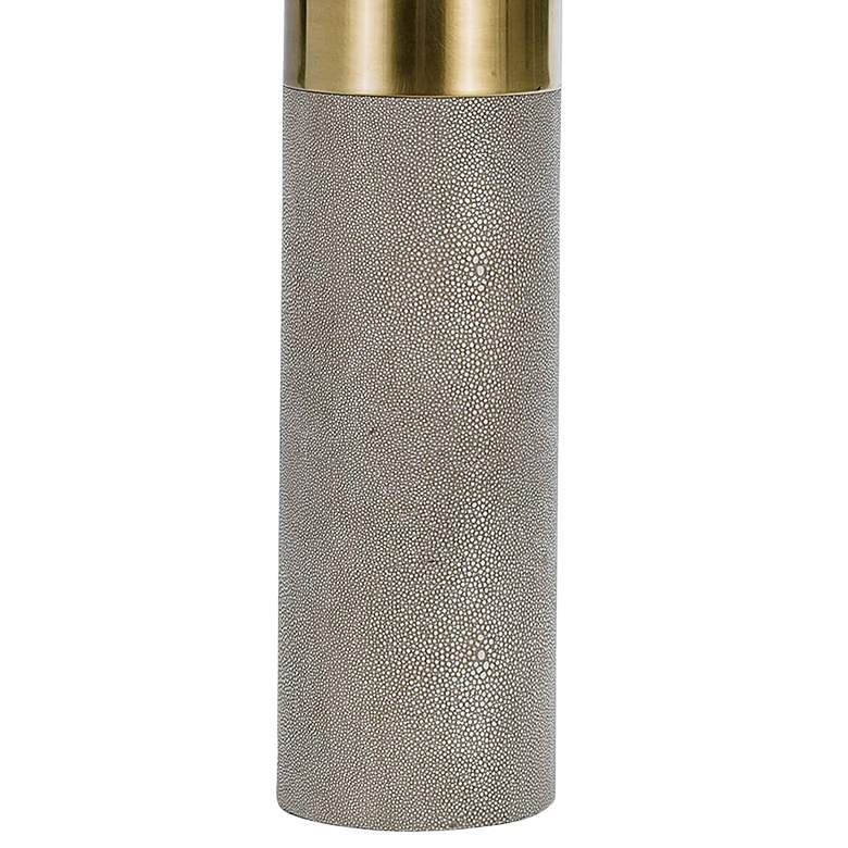 Image 4 Regina Andrew Design Harlow 27 1/2" Gray Faux Shagreen Table Lamp more views