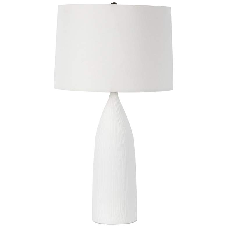 Image 2 Regina Andrew Design Hayden White Ceramic Bottle Table Lamp