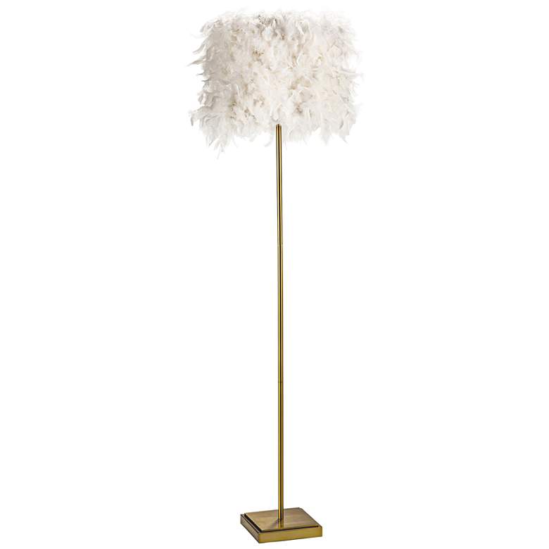 Image 1 Regina Andrew Design Jasmine Natural Brass Stem Floor Lamp