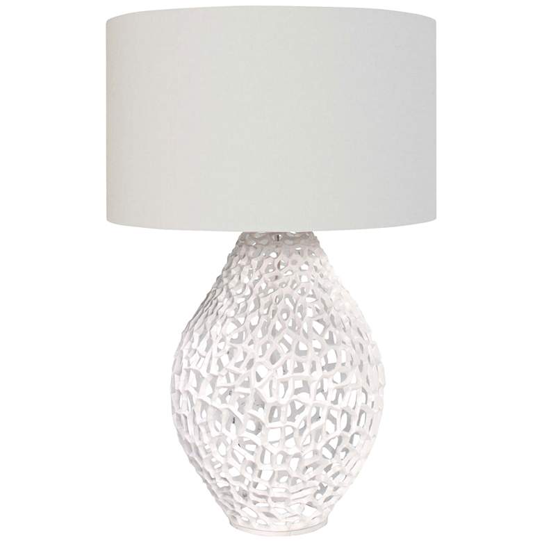 Image 1 Regina Andrew Design Jett White Metal Table Lamp