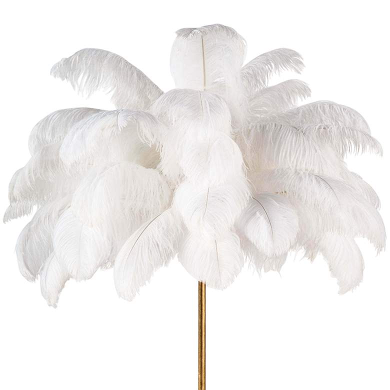 Image 4 Regina Andrew Design Josephine Steel and Feather Table Lamp more views