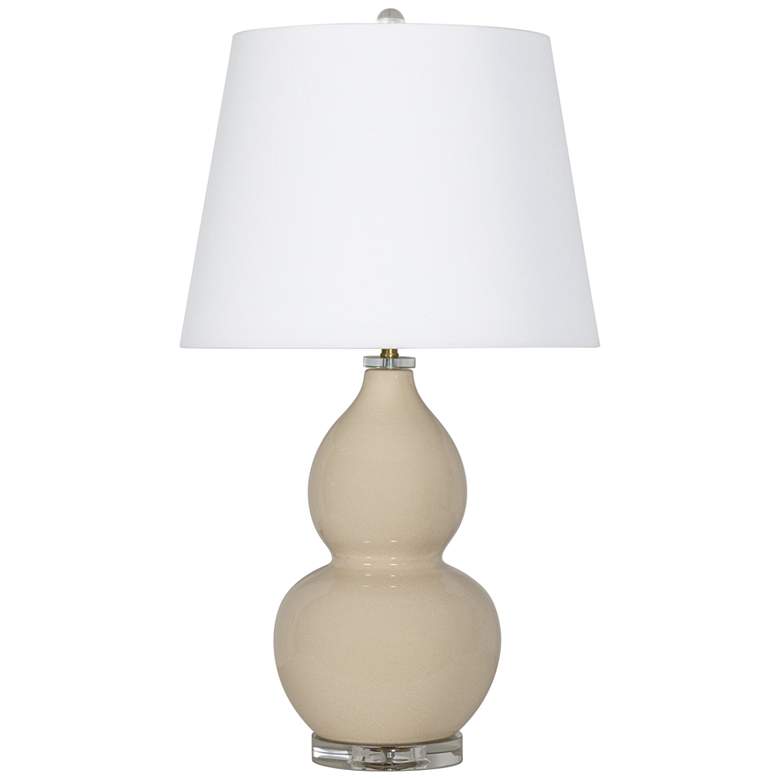 Image 1 Regina Andrew Design June Ivory Ceramic Gourd Table Lamp