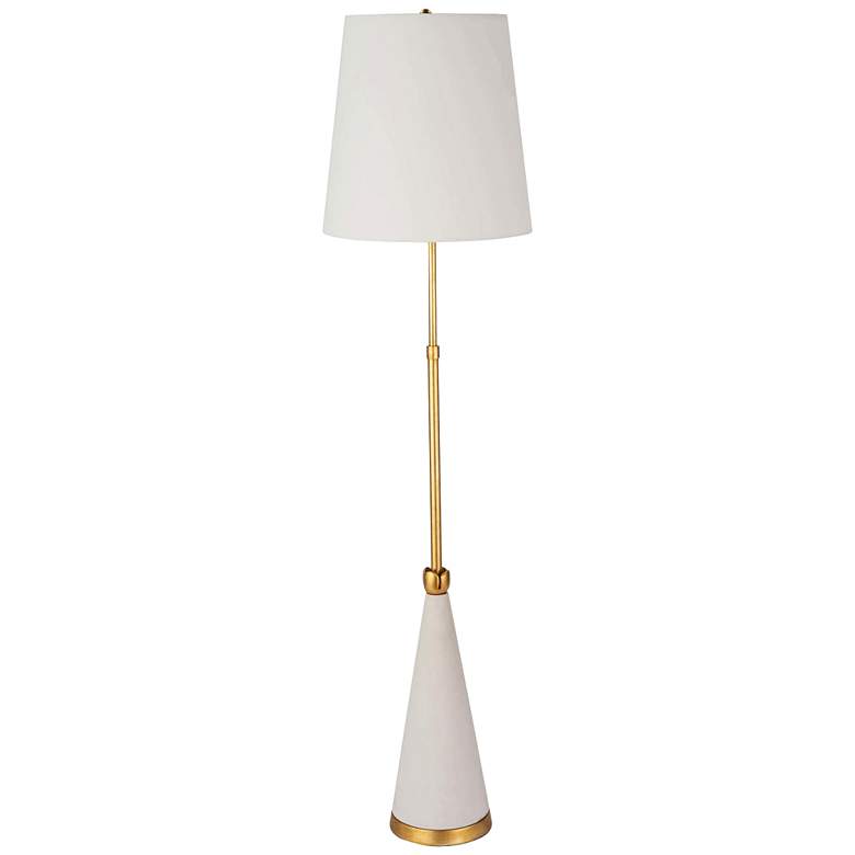 Image 1 Regina Andrew Design Juniper White and Gold Floor Lamp