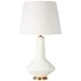 Regina Andrew Design Kayla White Ceramic Vase Table Lamp