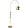 Regina Andrew Design Kirk Natural Brass Arc Floor Lamp