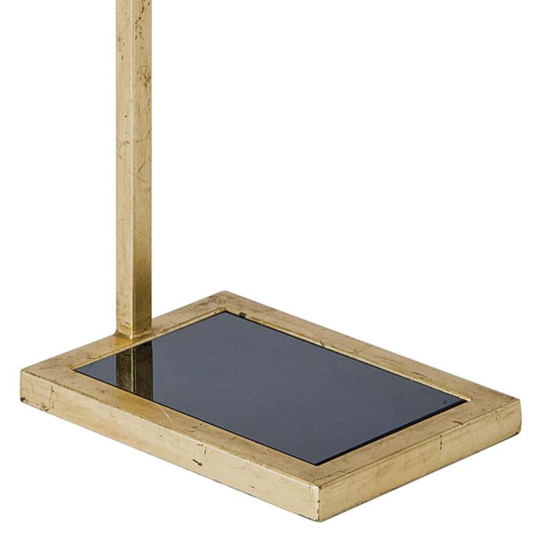 Image 3 Regina Andrew Design Liam 8" Wide Gold Leaf Steel Drink Table more views