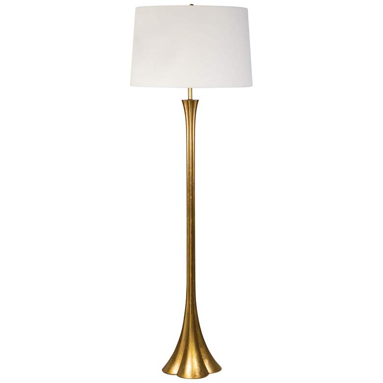 Image 2 Regina Andrew Design Lillian 64" Modern Gold Leaf Floor Lamp