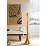 Regina Andrew Design Lillian 64" Modern Gold Leaf Floor Lamp