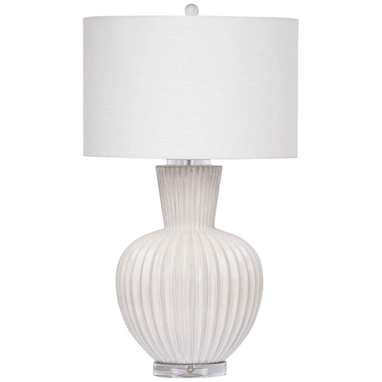 Image 1 Regina Andrew Design Madrid White Ceramic Table Lamp