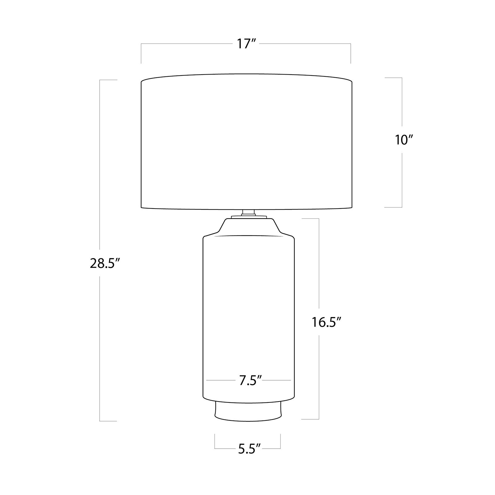 Image 6 Regina Andrew Design Markus 28 1/2" Modern White Ceramic Table Lamp more views