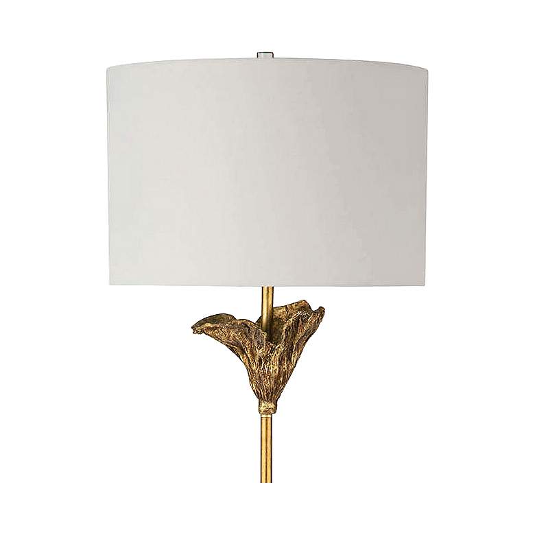 Image 2 Regina Andrew Design Monet 65 1/2" Antique Gold Leaf Floor Lamp more views