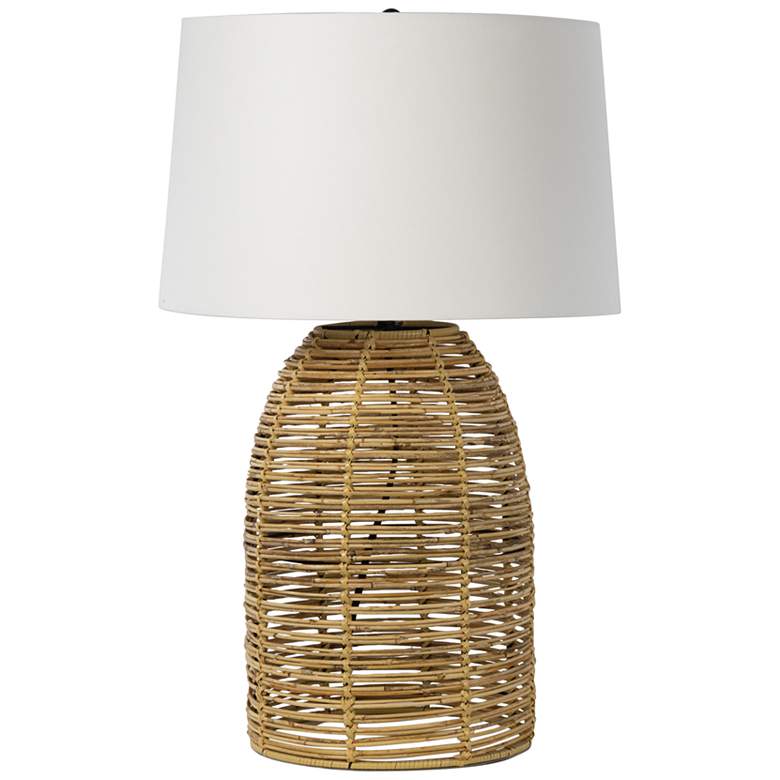 Image 2 Regina Andrew Design Monica 28 1/4" Natural Woven Bamboo Table Lamp