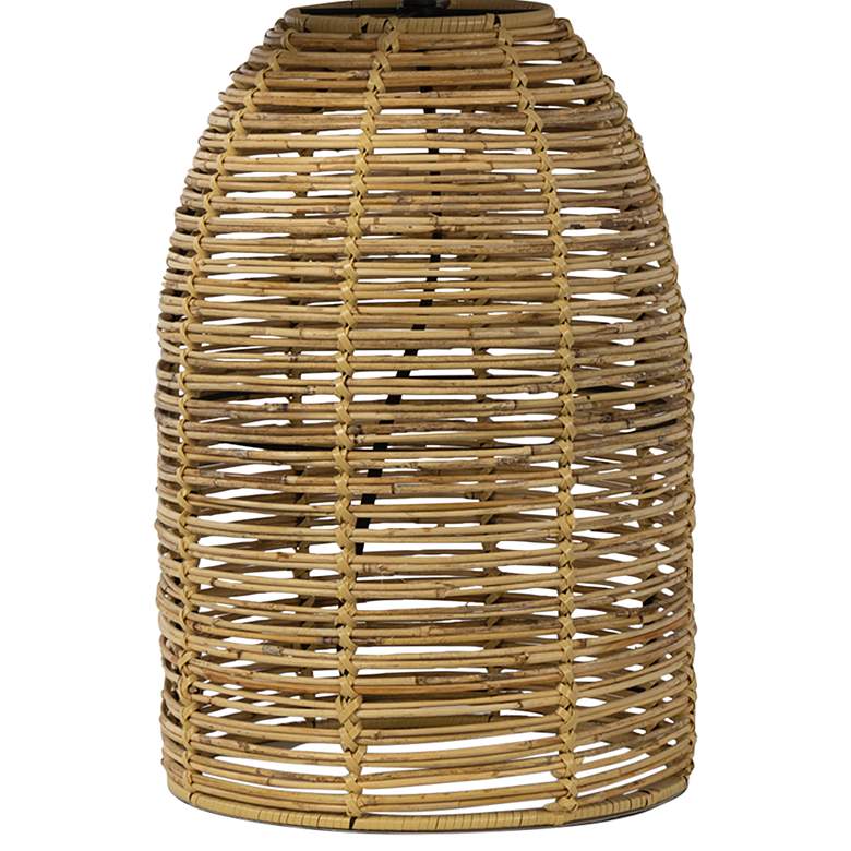 Image 4 Regina Andrew Design Monica 28 1/4" Natural Woven Bamboo Table Lamp more views