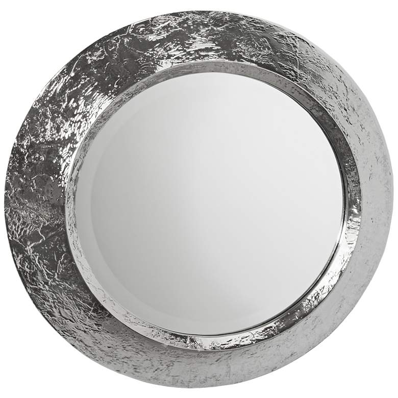Image 1 Regina Andrew Design Nickel Plated Convex 24 inch Round Mirror