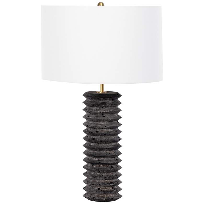 Image 1 Regina Andrew Design Noir Black Column Table Lamp