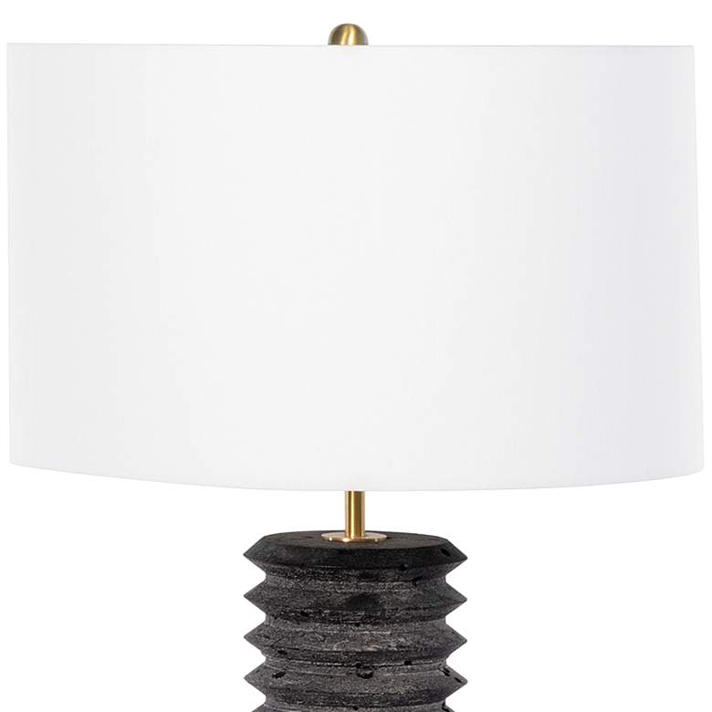 Image 2 Regina Andrew Design Noir Black Column Table Lamp more views