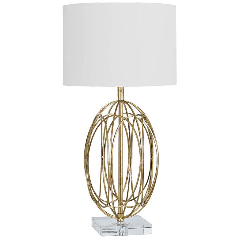 Image 1 Regina Andrew Design Ofelia Ellipse Gold Leaf Table Lamp