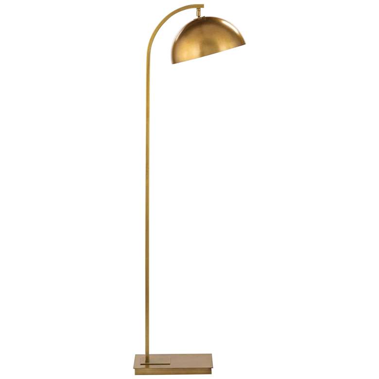 Image 2 Regina Andrew Design Otto Natural Brass Arc Floor Lamp