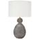 Regina Andrew Design Playa 25 1/2" Gray Ceramic Table Lamp