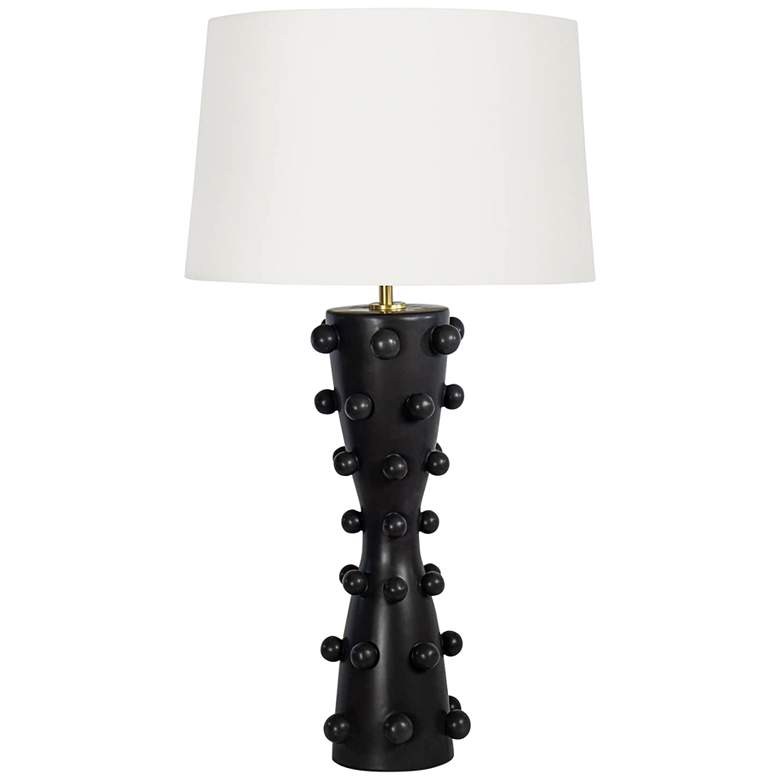 Image 2 Regina Andrew Design Pom Pom Black Ceramic Table Lamp