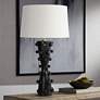 Regina Andrew Design Pom Pom Black Ceramic Table Lamp