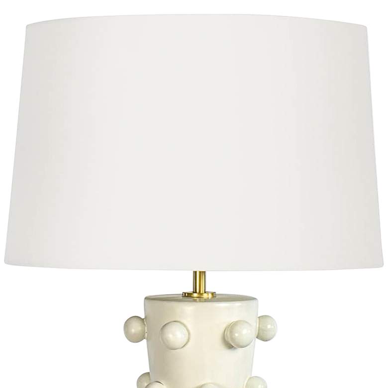 Regina Andrew Design Pom Pom White Ceramic Table Lamp more views
