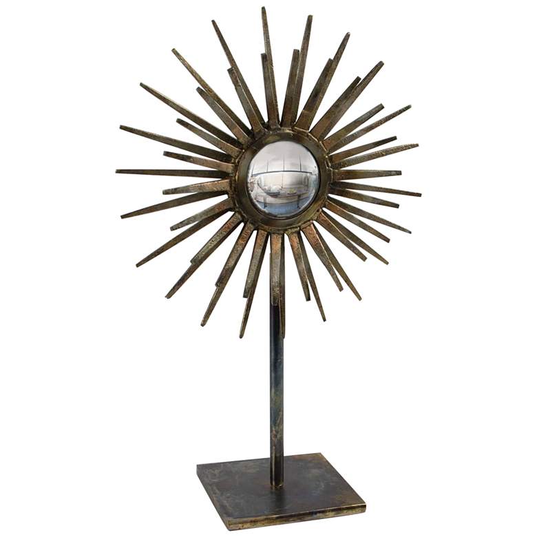 Image 1 Regina Andrew Design Radiant 17" High Brass Iron Sculpture