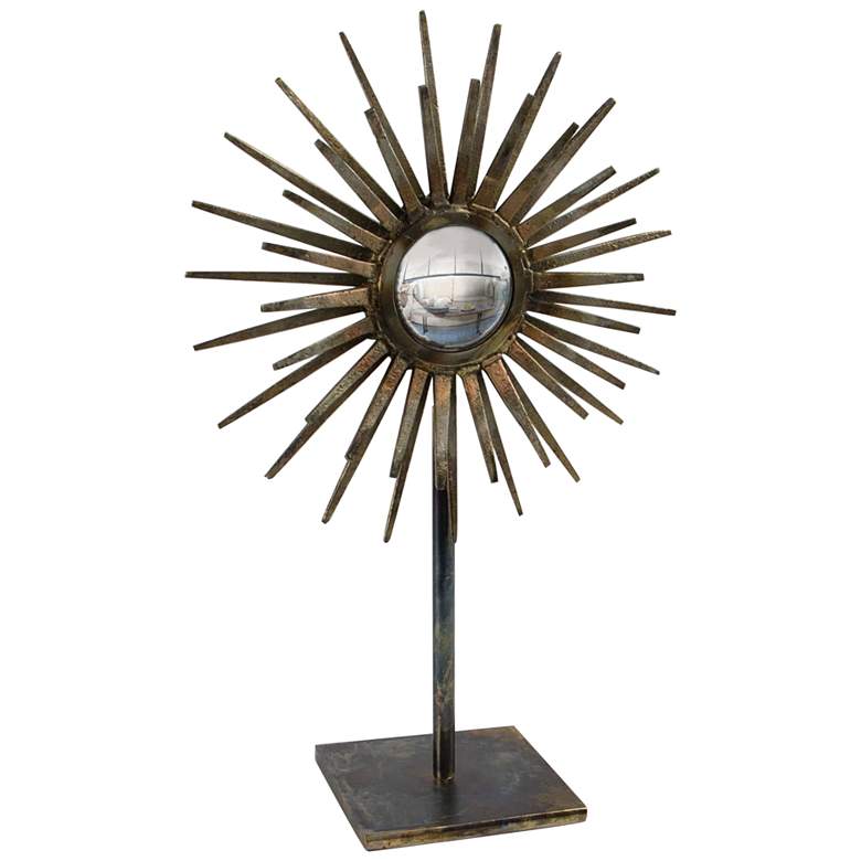 Image 1 Regina Andrew Design Radiant 17 inch High Brass Iron Sculpture