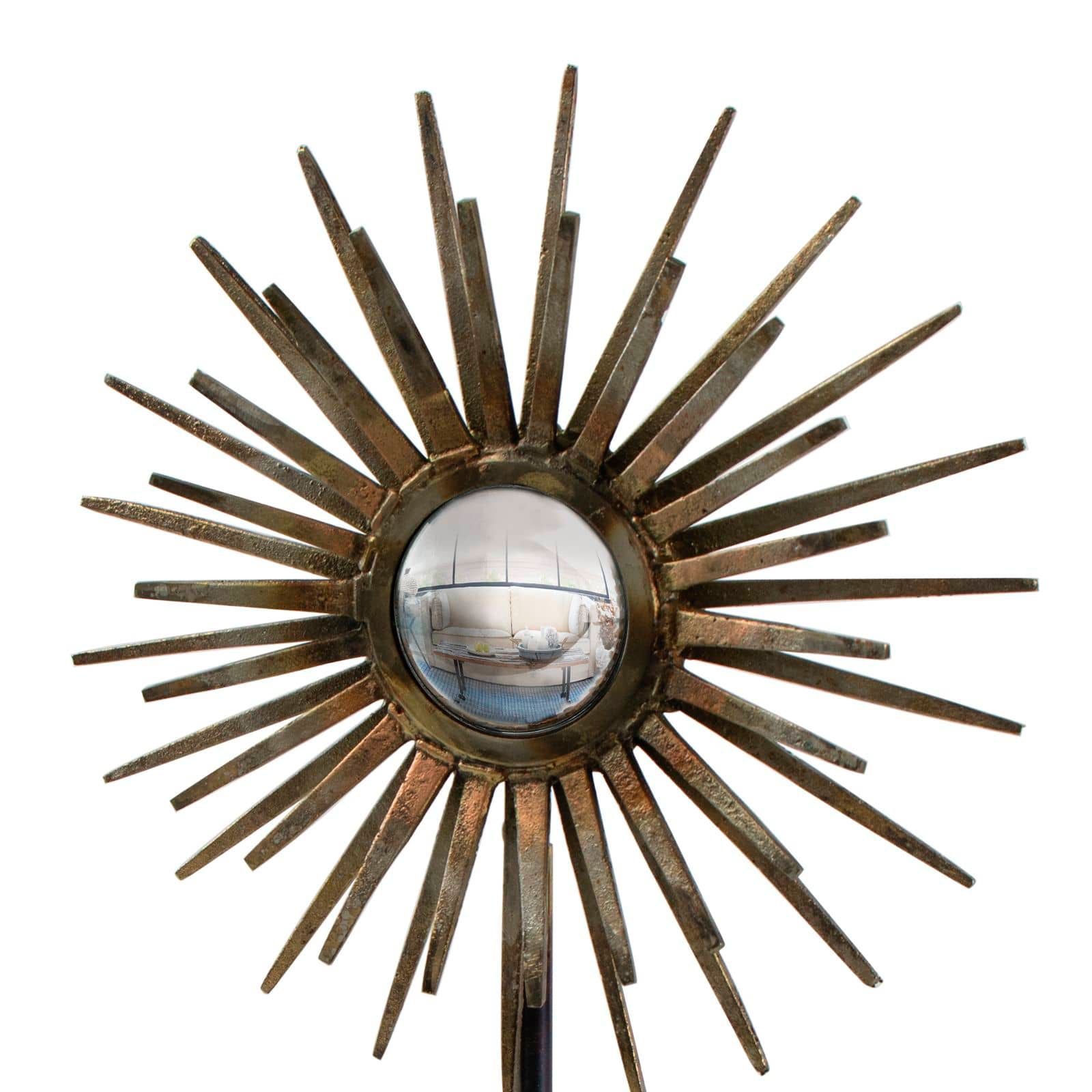 Image 3 Regina Andrew Design Radiant 17" High Brass Iron Sculpture more views