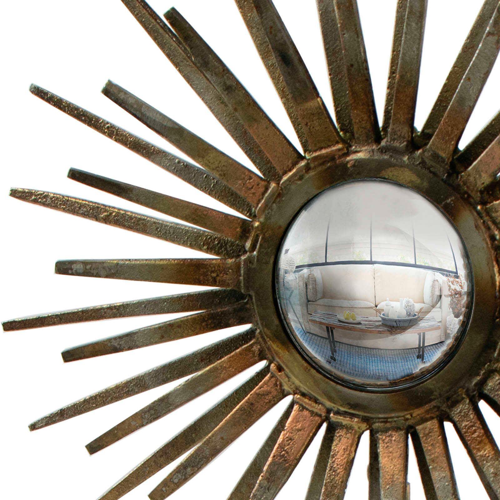 Image 5 Regina Andrew Design Radiant 17" High Brass Iron Sculpture more views