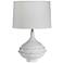 Regina Andrew Design Riviera Matte White Accent Table Lamp